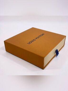 Louis Vuitton Orange Box with Blue Pull-Tab